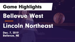 Bellevue West  vs Lincoln Northeast  Game Highlights - Dec. 7, 2019