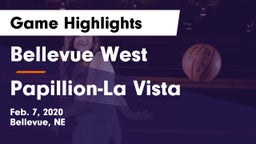 Bellevue West  vs Papillion-La Vista  Game Highlights - Feb. 7, 2020
