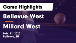 Bellevue West  vs Millard West  Game Highlights - Feb. 21, 2020
