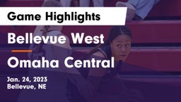Bellevue West  vs Omaha Central  Game Highlights - Jan. 24, 2023