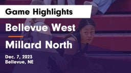 Bellevue West  vs Millard North   Game Highlights - Dec. 7, 2023