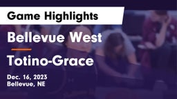 Bellevue West  vs Totino-Grace  Game Highlights - Dec. 16, 2023