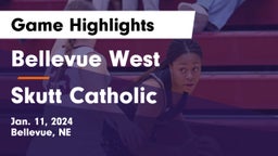 Bellevue West  vs Skutt Catholic  Game Highlights - Jan. 11, 2024