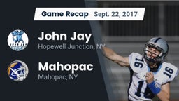 Recap: John Jay  vs. Mahopac  2017