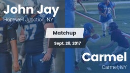 Matchup: John Jay  vs. Carmel  2017