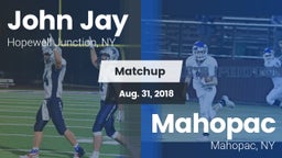 Matchup: John Jay  vs. Mahopac  2018