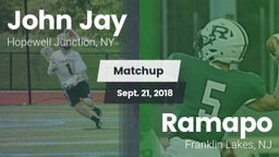 Matchup: John Jay  vs. Ramapo  2018