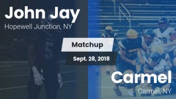 Matchup: John Jay  vs. Carmel  2018