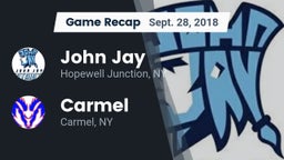 Recap: John Jay  vs. Carmel  2018