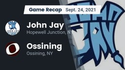 Recap: John Jay  vs. Ossining  2021