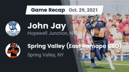 Recap: John Jay  vs. Spring Valley  (East Ramapo CSD) 2021