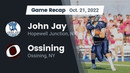 Recap: John Jay  vs. Ossining  2022