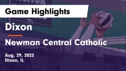 Dixon  vs Newman Central Catholic  Game Highlights - Aug. 29, 2022