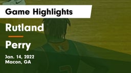 Rutland  vs Perry  Game Highlights - Jan. 14, 2022