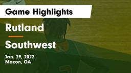 Rutland  vs Southwest  Game Highlights - Jan. 29, 2022