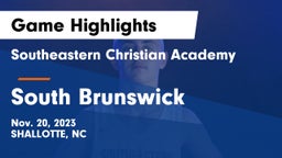 Southeastern Christian Academy vs South Brunswick  Game Highlights - Nov. 20, 2023