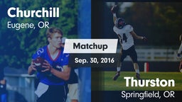 Matchup: Churchill High vs. Thurston  2016