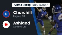 Recap: Churchill  vs. Ashland  2017