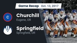 Recap: Churchill  vs. Springfield  2017