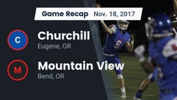 Recap: Churchill  vs. Mountain View  2017