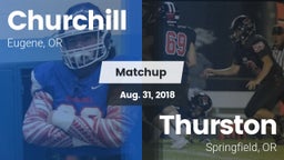 Matchup: Churchill High vs. Thurston  2018