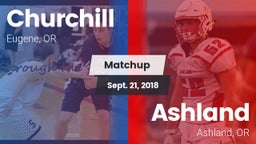 Matchup: Churchill High vs. Ashland  2018