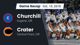 Recap: Churchill  vs. Crater  2018