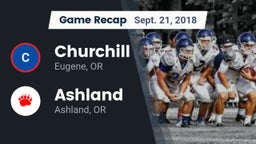 Recap: Churchill  vs. Ashland  2018