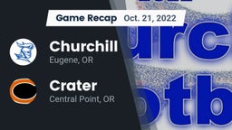 Recap: Churchill  vs. Crater  2022