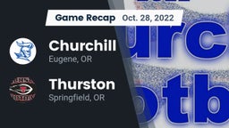 Recap: Churchill  vs. Thurston  2022