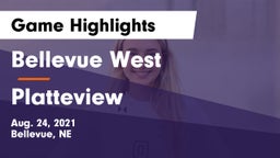 Bellevue West  vs Platteview  Game Highlights - Aug. 24, 2021