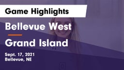 Bellevue West  vs Grand Island Game Highlights - Sept. 17, 2021