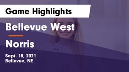 Bellevue West  vs Norris Game Highlights - Sept. 18, 2021