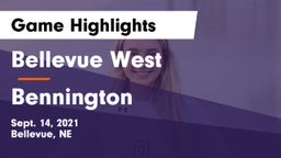 Bellevue West  vs Bennington  Game Highlights - Sept. 14, 2021