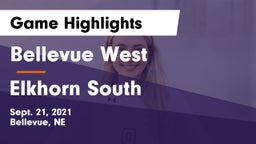 Bellevue West  vs Elkhorn South  Game Highlights - Sept. 21, 2021