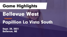 Bellevue West  vs Papillion La Vista South  Game Highlights - Sept. 28, 2021