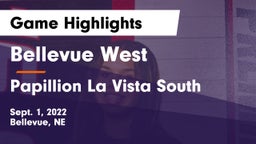 Bellevue West  vs Papillion La Vista South  Game Highlights - Sept. 1, 2022