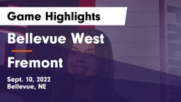Bellevue West  vs Fremont  Game Highlights - Sept. 10, 2022