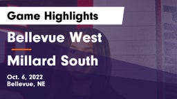 Bellevue West  vs Millard South  Game Highlights - Oct. 6, 2022