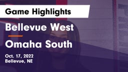 Bellevue West  vs Omaha South Game Highlights - Oct. 17, 2022