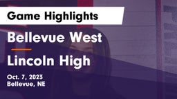 Bellevue West  vs Lincoln High Game Highlights - Oct. 7, 2023