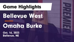 Bellevue West  vs Omaha Burke  Game Highlights - Oct. 16, 2023