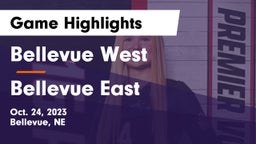 Bellevue West  vs Bellevue East  Game Highlights - Oct. 24, 2023