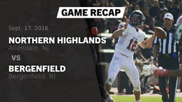 Recap: Northern Highlands  vs. Bergenfield  2016