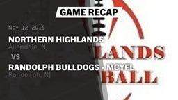 Recap: Northern Highlands  vs. Randolph Bulldogs - MCYFL 2015
