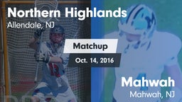 Matchup: Northern Highlands vs. Mahwah  2016