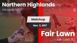 Matchup: Northern Highlands vs. Fair Lawn  2017