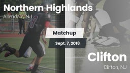 Matchup: Northern Highlands vs. Clifton  2018