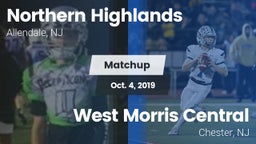 Matchup: Northern Highlands vs. West Morris Central  2019