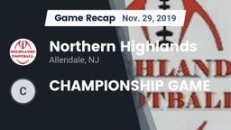 Recap: Northern Highlands  vs. CHAMPIONSHIP GAME 2019